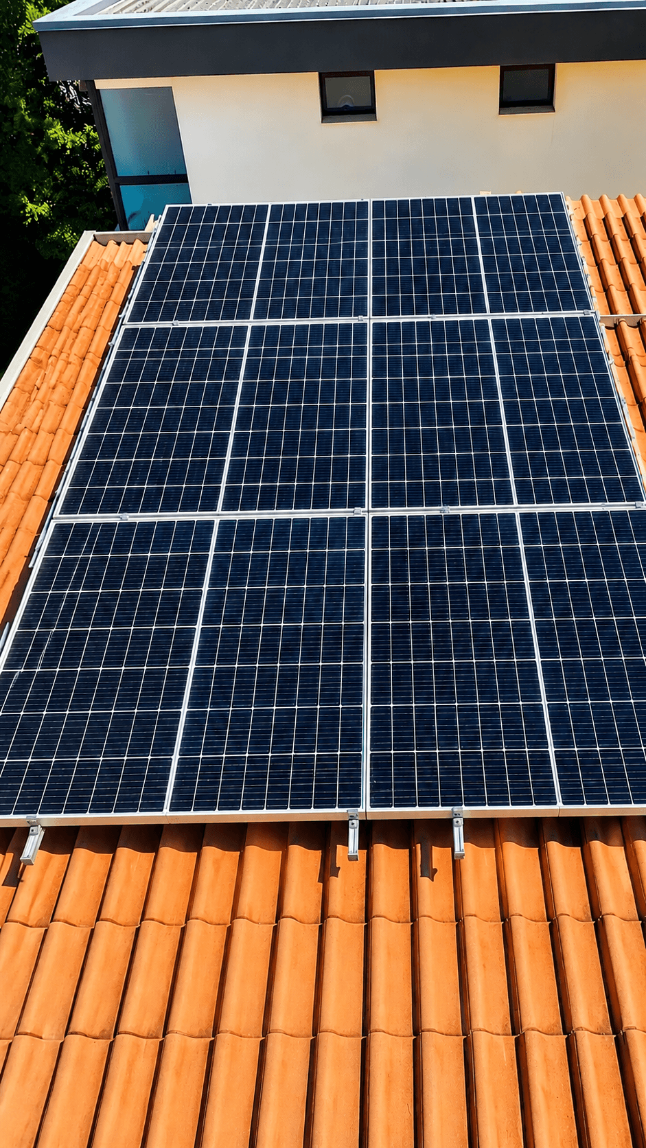 Instalação de painéis solares residencial