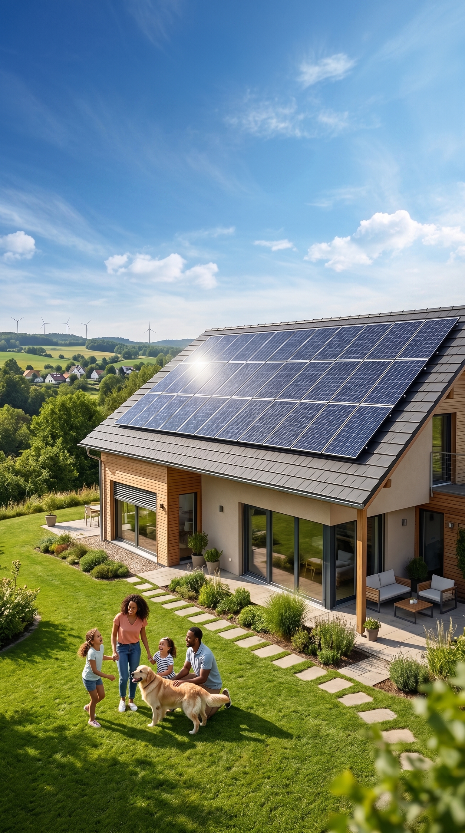 Instalação de painéis solares residenciais